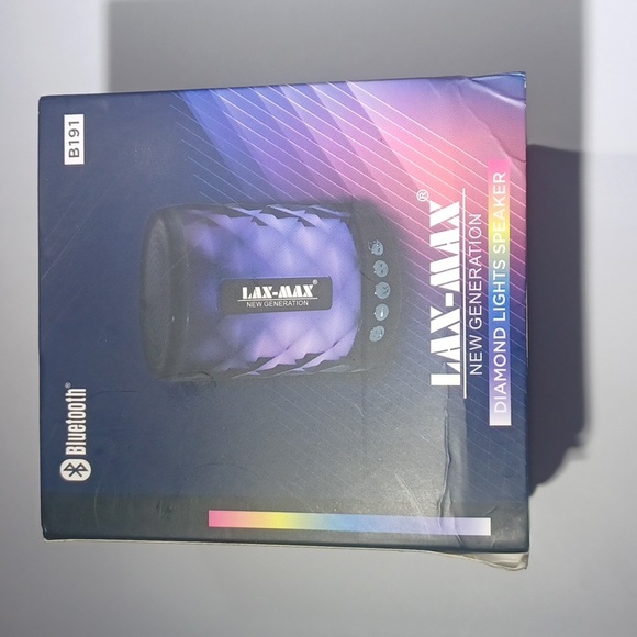 Lax-Max Other - Lax-Max Bluetooth Speaker NWT